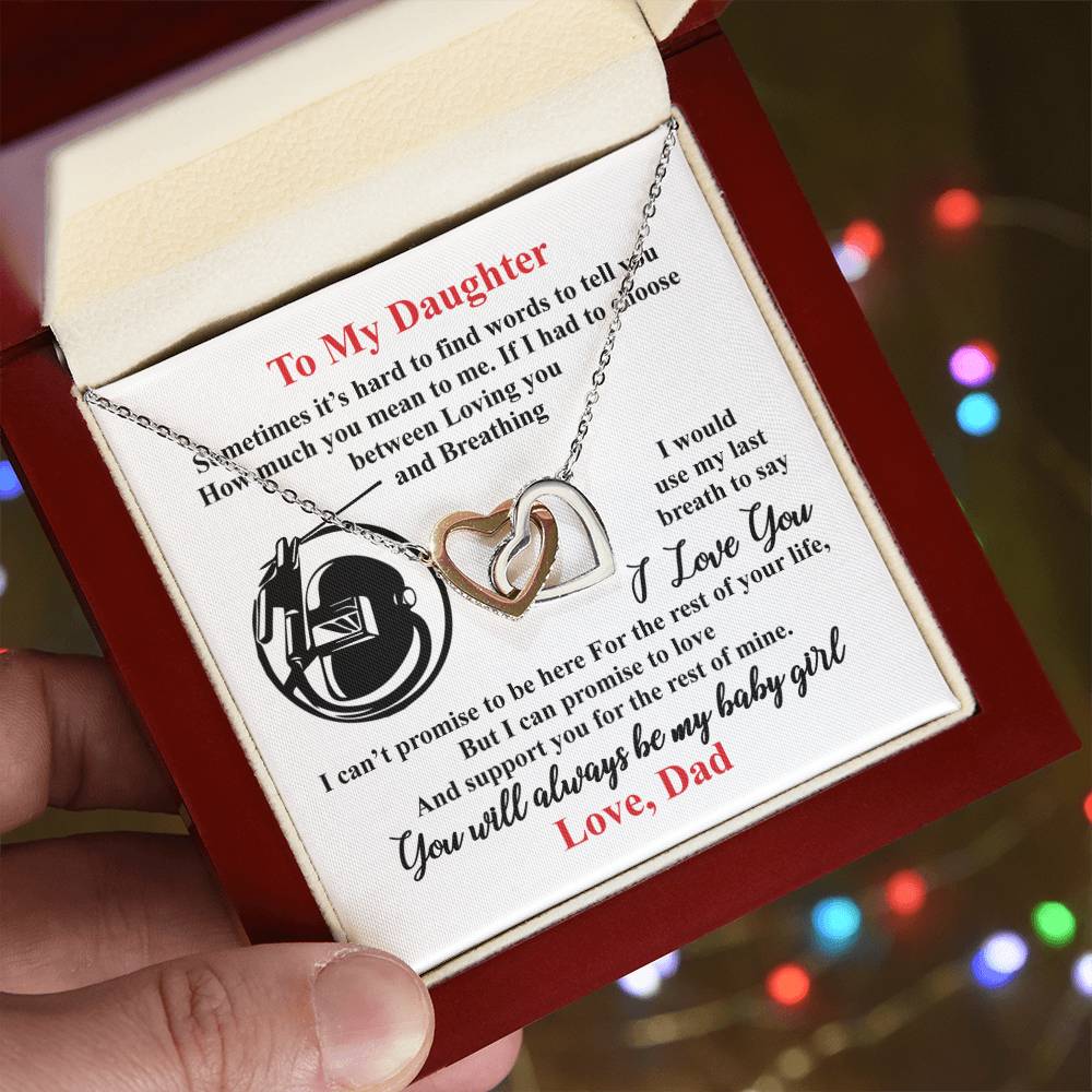 Welder'S Daughter - Interlocking Heart Necklace Interlocking Hearts Necklace