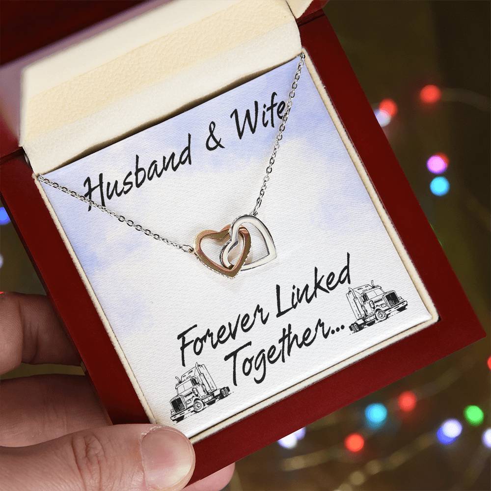 Trucker'S Wife - Interlocking Heart Necklace Interlocking Hearts Necklace