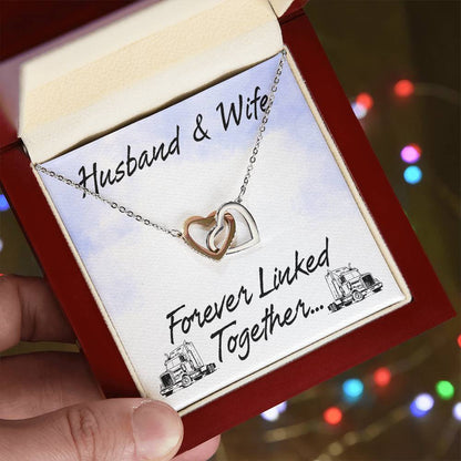Trucker'S Wife - Interlocking Heart Necklace Interlocking Hearts Necklace