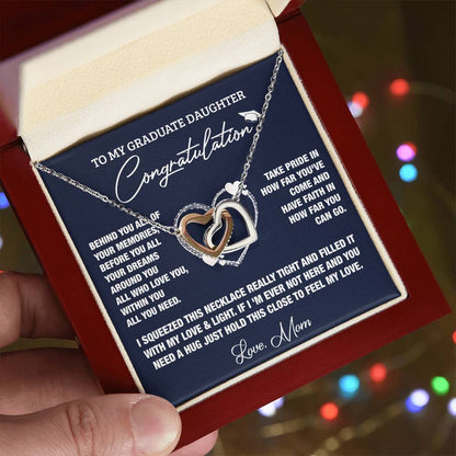 All Of Your Memories Interlocking Hearts Necklace