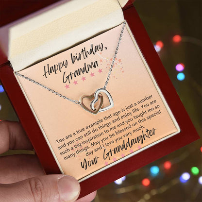 A Beautiful Birthday Gift For Grandma - The Stunning Interlocking Hearts Necklace