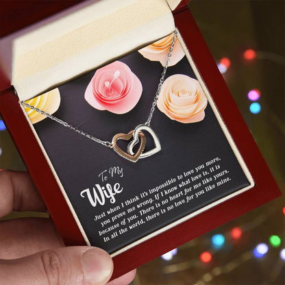 Collection Wife - Just When I Think - Necklace Interlocking Hearts Necklace