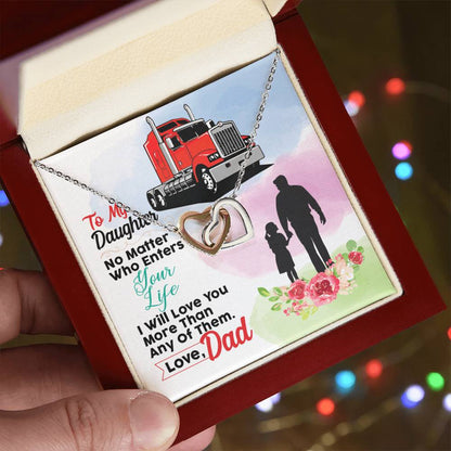 Trucker'S Daughter - Interlocking Heart Necklace Interlocking Hearts Necklace