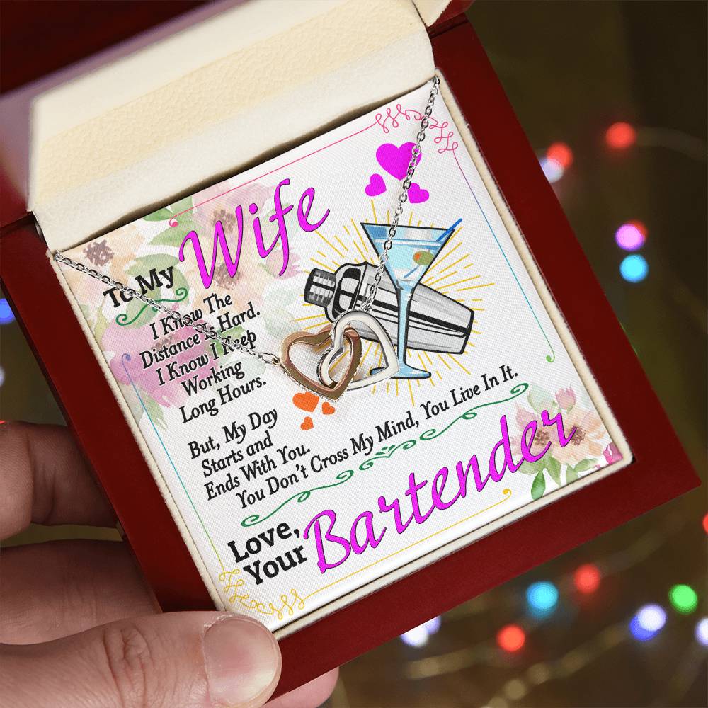 Bartender'S Wife - Interlocking Heart Necklace Interlocking Hearts Necklace