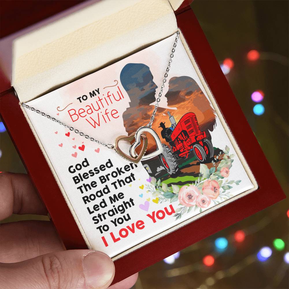 Farmer'S Wife - Interlocking Heart Necklace Interlocking Hearts Necklace