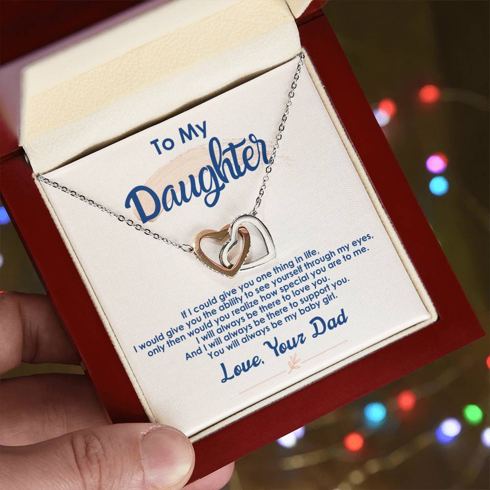 Collection Daughter - The Way I Look At You - Interlocking Hearts Necklace