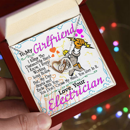 Electrician'S Girlfriend - Interlocking Heart Necklace Interlocking Hearts Necklace