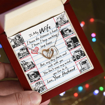 Trucker'S Wife - Interlocking Heart Necklace Interlocking Hearts Necklace