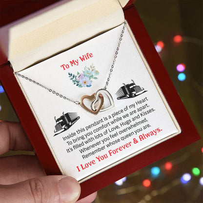 Trucker'S Wife - Interlocking Heart Necklace Interlocking Hearts Necklace