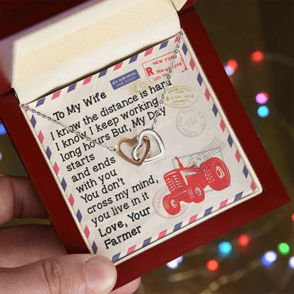 Farmer'S Wife - Interlocking Heart Necklace Interlocking Hearts Necklace