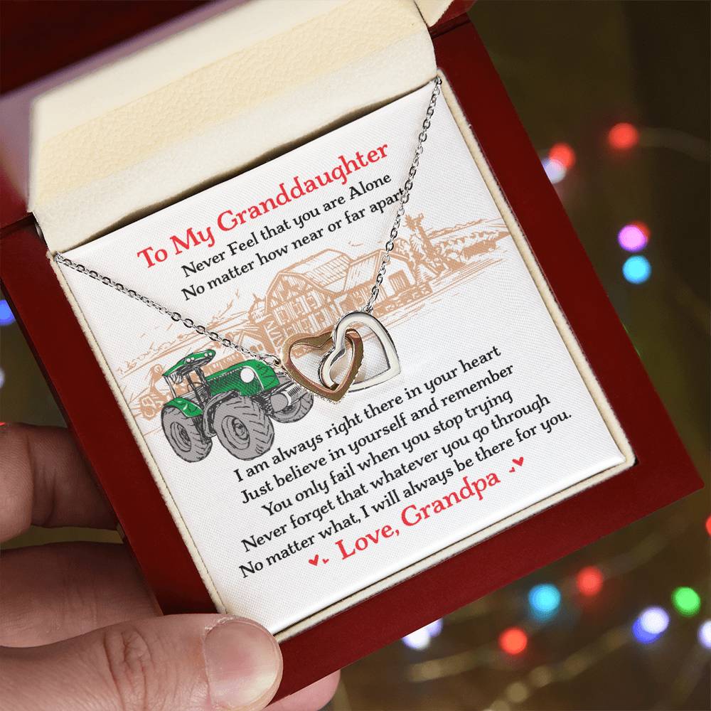 Farmer'S Granddaughter - Interlocking Heart Necklace Interlocking Hearts Necklace