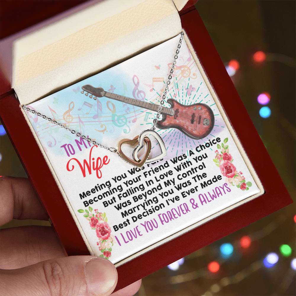 Bass Player'S Wife - Interlocking Heart Necklace Interlocking Hearts Necklace