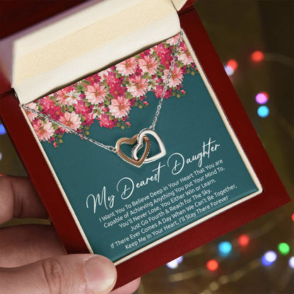 Best Meaningful Gift For Daughter Interlocking Hearts Necklace