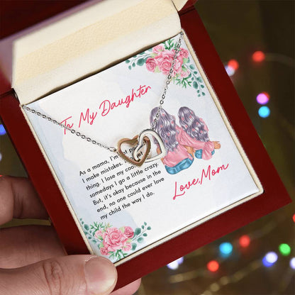 Daughter'S Gift - No One Could Ever Love My Child The Way I Do - The Interlocking Heart Necklace Interlocking Hearts Necklace