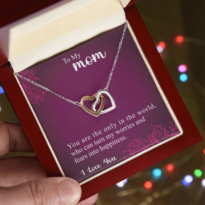 Collection Mom - The Impact You Have On Me - Necklace Interlocking Hearts Necklace