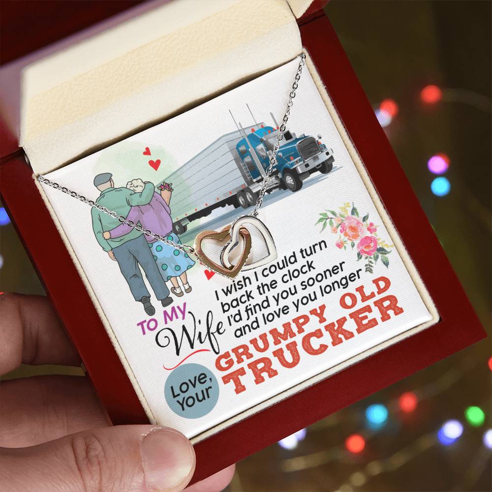 Trucker'S Wife - Interlocking Heart Necklace Interlocking Hearts Necklace