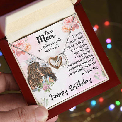 You Fill Me Interlocking Hearts Necklace