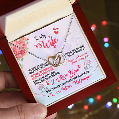 Anniversary Gift For Wife Gift For Her From Husband Gift For Her Mothers Day Gift Valentines Day Gift Gifts For Wife Christmas Gift Interlocking Hearts Necklace