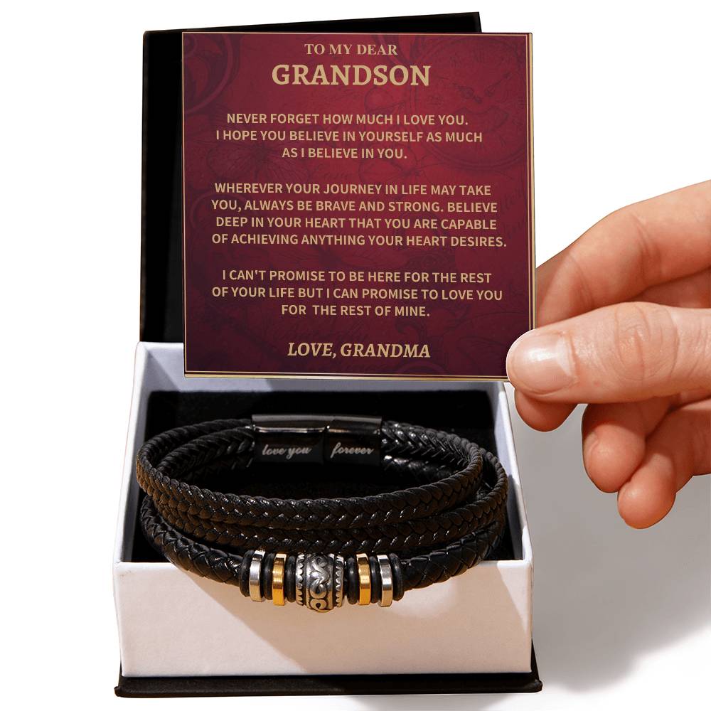 Bracelet Grandson Gift - Love You Forever Bracelet