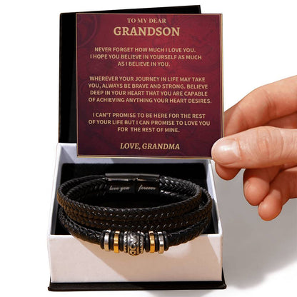 Bracelet Grandson Gift - Love You Forever Bracelet