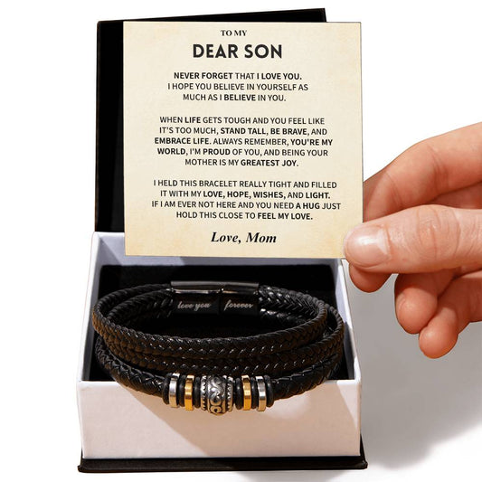 Bracelet- Son Gift - Love You Forever Bracelet