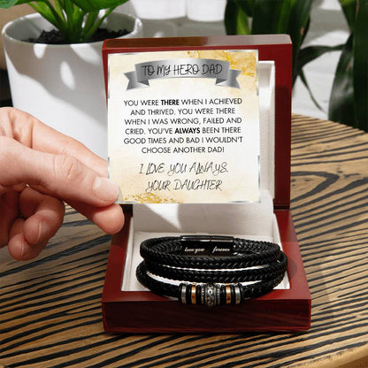 Dad The Hero Bracelet - Love You Forever Bracelet