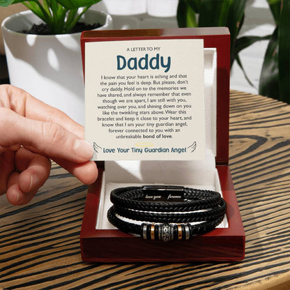 A Letter To My Daddy From Heaven - Bracelet - Love You Forever Bracelet