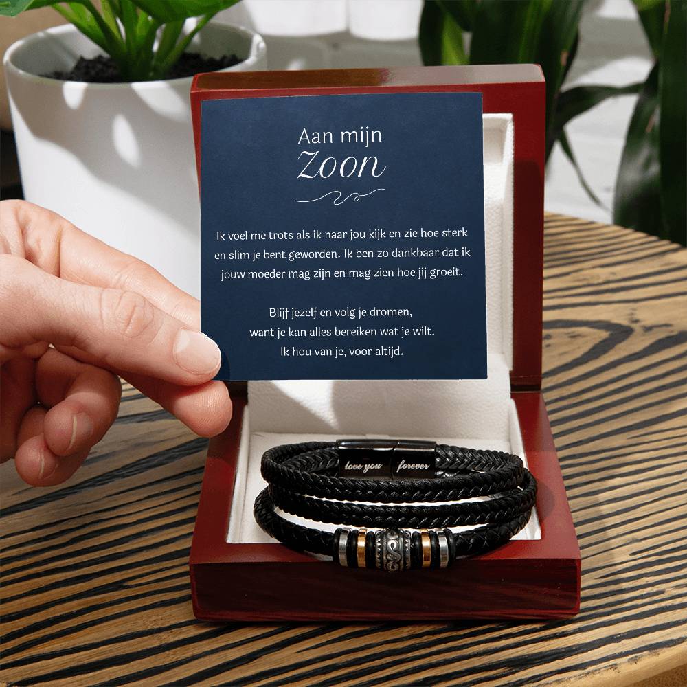 Zoon - Dankbare Moeder - Armband - Love You Forever Bracelet