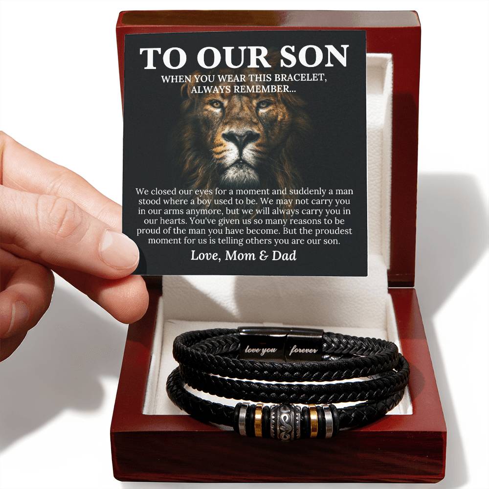 To Our Son - Love You Forever Bracelet