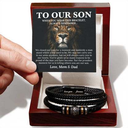 To Our Son - Love You Forever Bracelet
