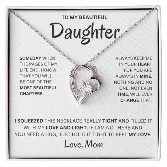 Always Keep Me In Your Heart - Necklace For Daughter Forever Love Necklace