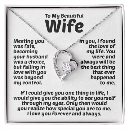 Wife Necklace Forever Love Forever Love Necklace