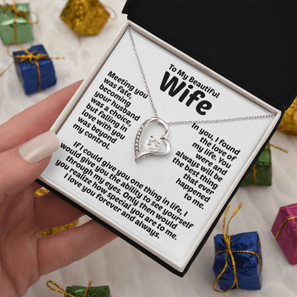 Wife Necklace Forever Love Forever Love Necklace