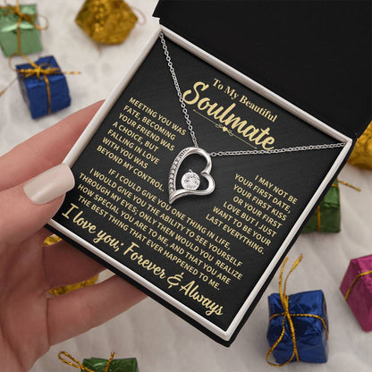 Beautiful Soulmate Gift Forever Love Necklace