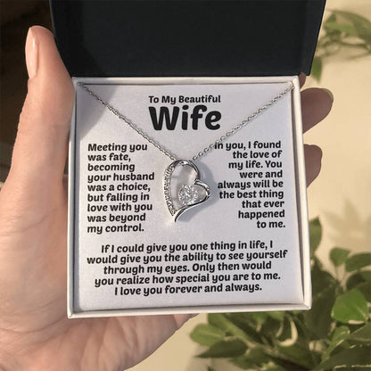 Wife Necklace Forever Love Forever Love Necklace