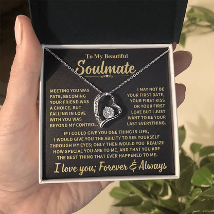 Beautiful Soulmate Gift Forever Love Necklace