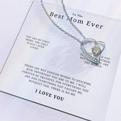 Best Mom Ever Necklace Forever Love Necklace