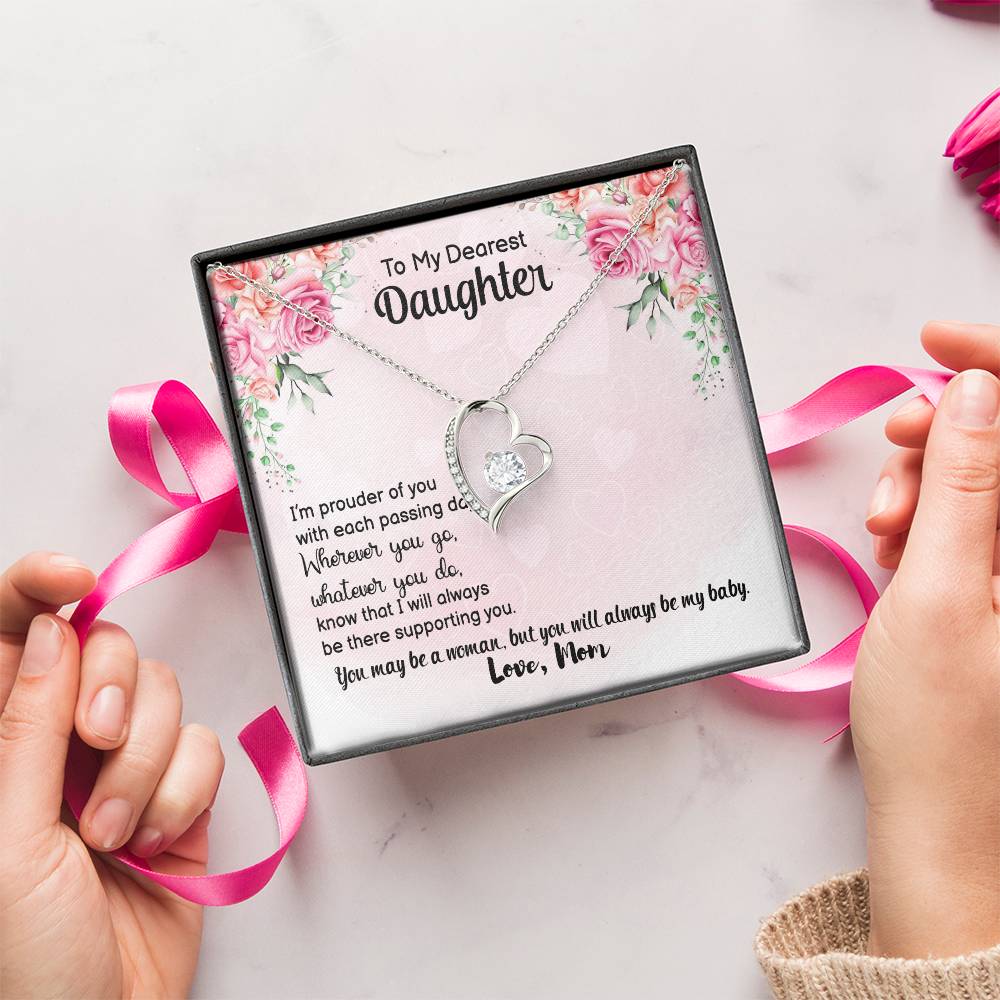 Customize Swarovski Birthstone Peas In A Pod Necklace For Mom Mothers Day Gift For Mom To Daughter From Mom Gift Forever Love Necklace