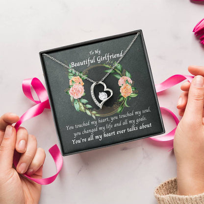 Beautiful Girlfriend Necklace Forever Love Necklace