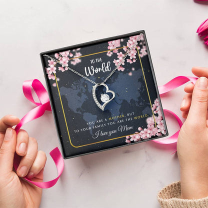 To The World  Necklace Forever Love Necklace