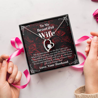 Wife Dream Come True Forever Love Necklace Forever Love Necklace