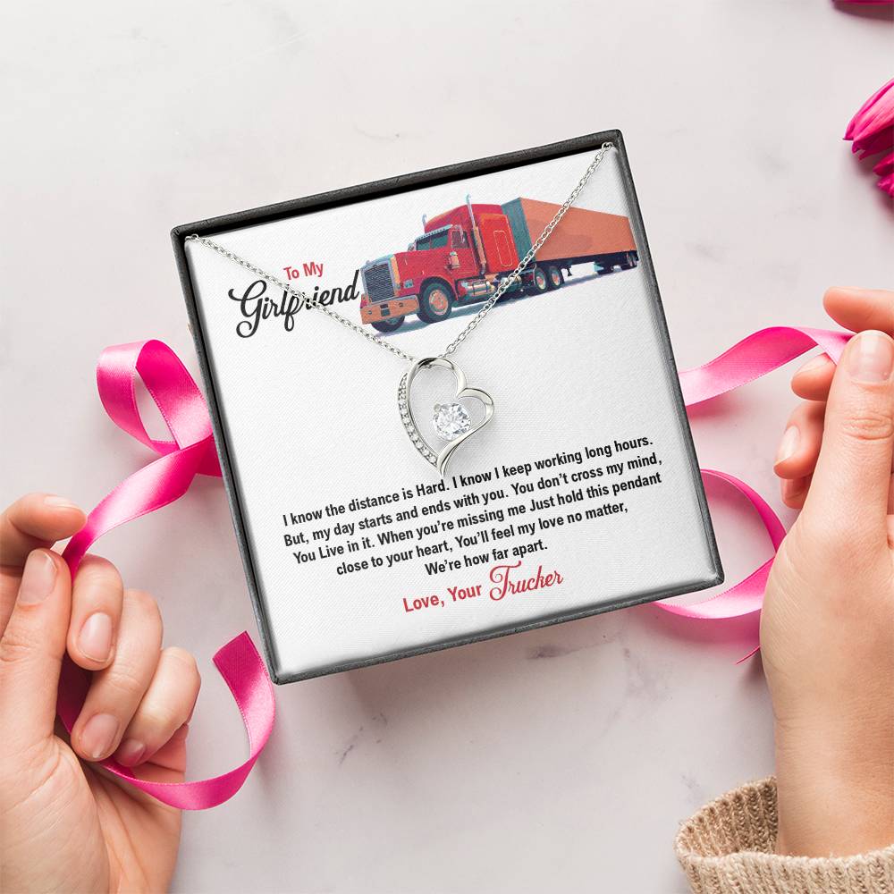 Trucker's Girlfriend Forever Love Necklace