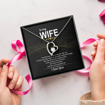 To My Wife I Love You Message Tmw14 1 Forever Love Necklace
