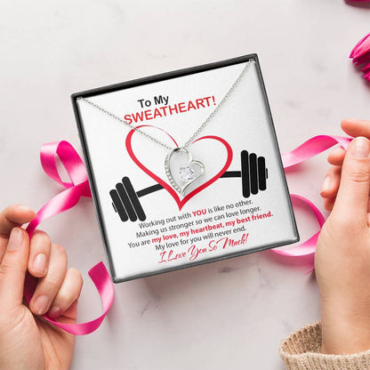 Forever Love Sweatheart! Forever Love Necklace