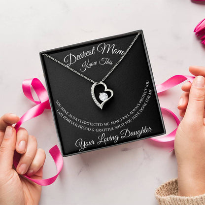 Dearest Mom Know This 1 Forever Love Necklace