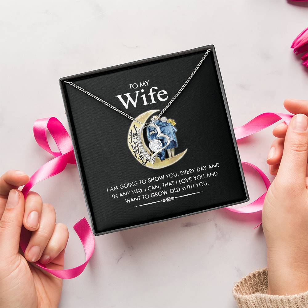 To My Wife 2 1 Forever Love Necklace