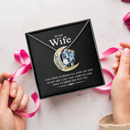 To My Wife 2 1 Forever Love Necklace