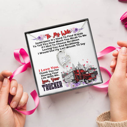 Trucker's Wife 2 1 1 Forever Love Necklace