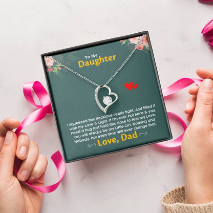 Gift For Daughter Daughter Jewelry From Dad Christmas Gift For Daughter Gift For Daughter From Dad Daughter Gift From Dad Forever Love Necklace