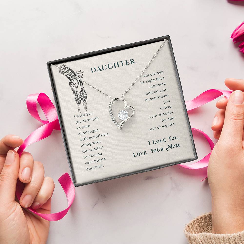 Gift For Daughter From Mom Daughter Mother Necklace Giraffe Necklace Mother And Daughter Mom Gifts From Daughter Gift For Mom From Daughter Forever Love Necklace